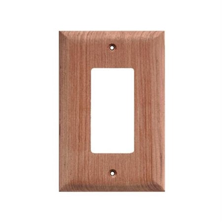 Newalthlete Teak Ground Fault Outlet Cover-Receptacle Plate - 2 Pack NE896208